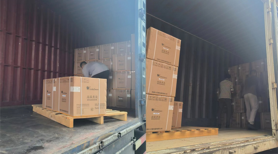 拼速度、高效率地完成國內某知名品牌迷你洗衣機發(fā)貨