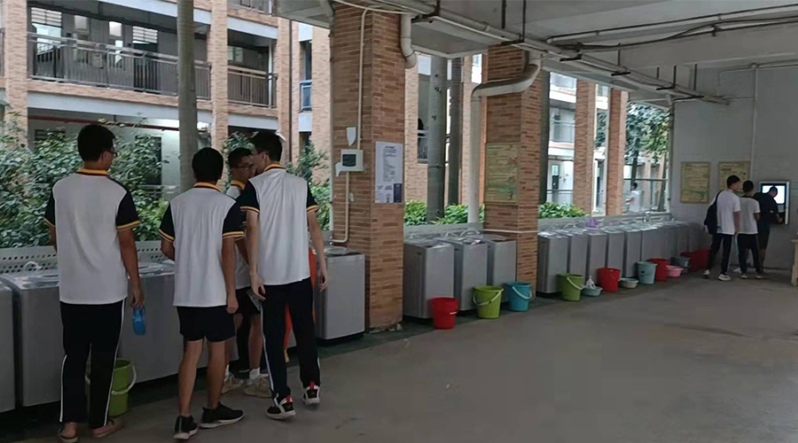 好評(píng)續(xù)單！江門(mén)一中學(xué)校持續(xù)追加共享洗衣機(jī)！