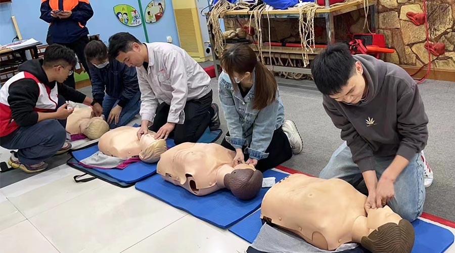 提升自救互救能力！金環(huán)電器開展初級救護員培訓學習