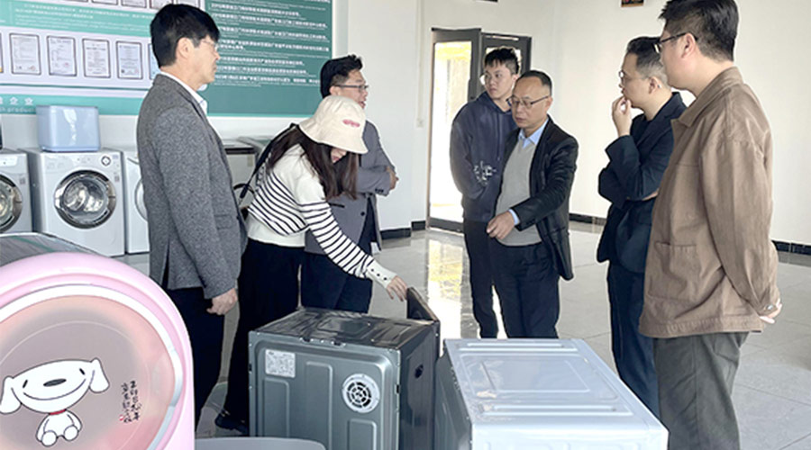 再續(xù)前緣！客戶遠(yuǎn)道而來到訪金環(huán)電器洽談滾筒干衣機(jī)合作