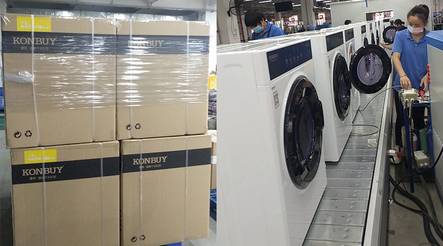 衣物烘干機電商訂單增多！金環(huán)電器加急生產不延誤發(fā)貨