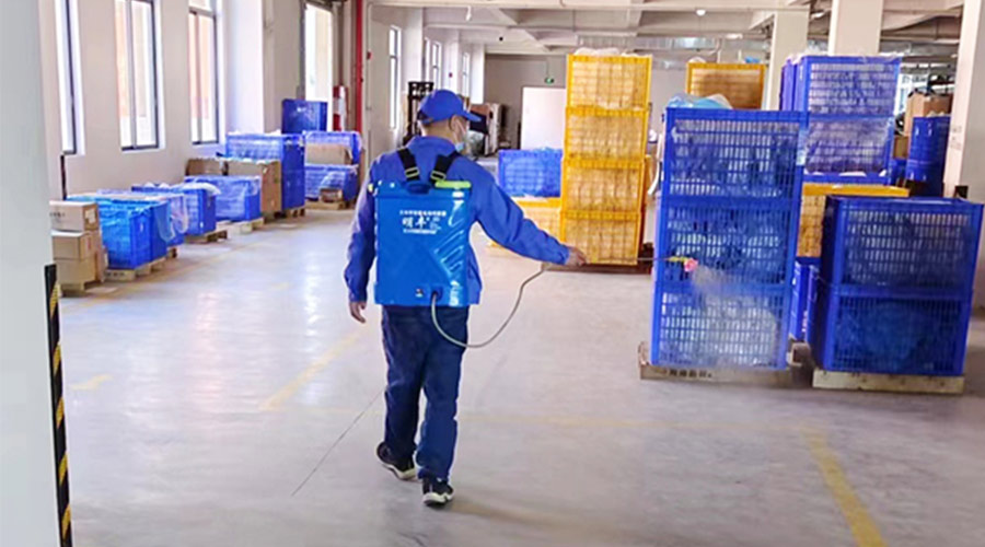 健康和安全放首位！金環(huán)電器全面開展工廠除菌工作